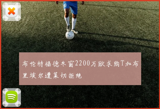 布伦特福德冬窗2200万欧求购T加布里埃尔遭莱切拒绝