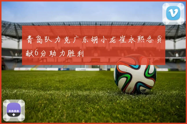 青岛队力克广东胡小龙崔永熙各贡献6分助力胜利